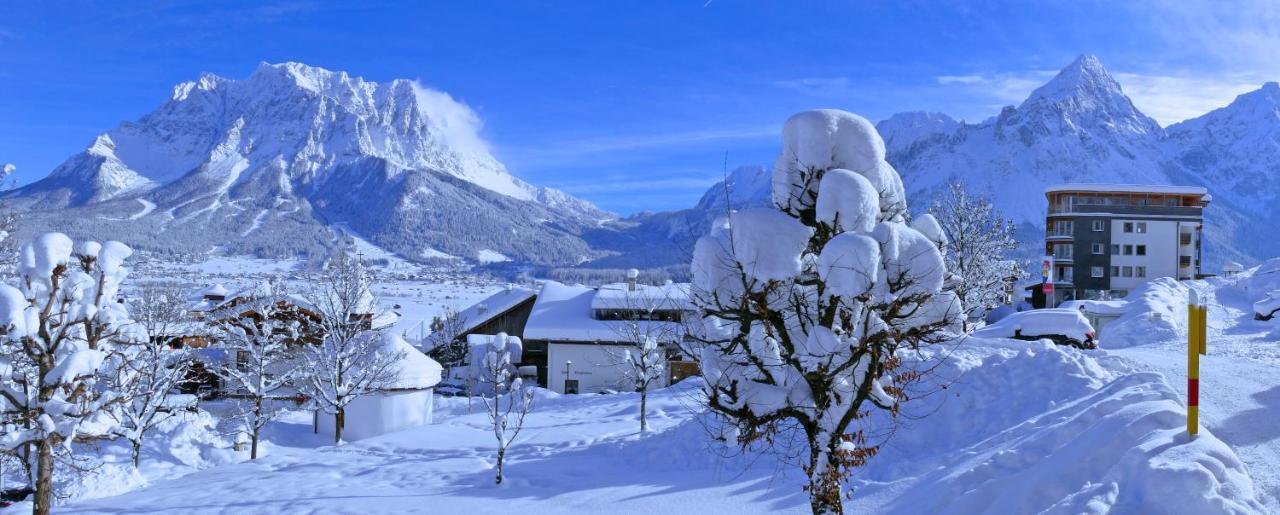 Alpen Appartements Lärchenhof Lermoos Exterior foto